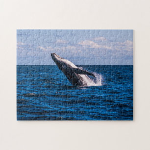 Humpback Whale die het Surferparadijs bereikt Legpuzzel