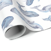 Humpback Whale Gift Wrapping Paper Cadeaupapier (Rol Hoek)