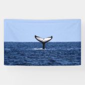 Humpback Whale in Ocean Spandoek (Horizontaal)