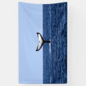 Humpback Whale in Ocean Spandoek (Verticaal)