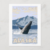 Humpback Whale - Latouche, Alaska Briefkaart (Voorkant)