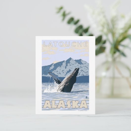 Humpback Whale - Latouche, Alaska Briefkaart (Staand voorkant)