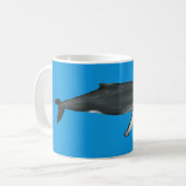 Humpback Whale Mug Blue Koffiemok (Voorkant links)
