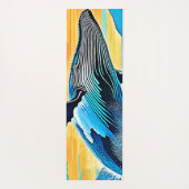 Humpback Whale Ocean Freedom Jump Design Yogamat (Achterkant)