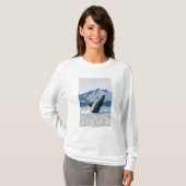 Humpback Whale - Petersburg, Alaska T-shirt (Voorkant volledig)