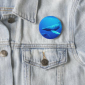 Humpback Whale Ronde Button 5,7 Cm (In situ)