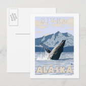 Humpback Whale - Sitka, Alaska Briefkaart (Voorkant / Achterkant)