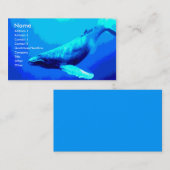 Humpback Whale Visitekaartje (Voorkant / Achterkant)