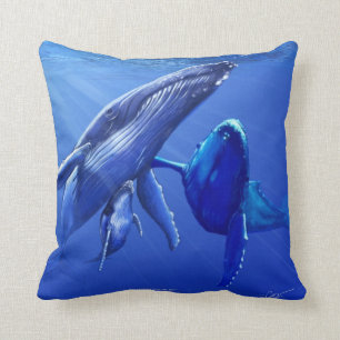 Humpback Whales Kussen