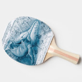 Humpbacks Blue  Map Tafeltennisbatje (Zijkant)