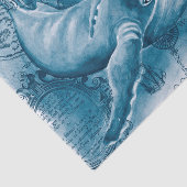 Humpbacks Blue Map Tissuepapier (Detail)