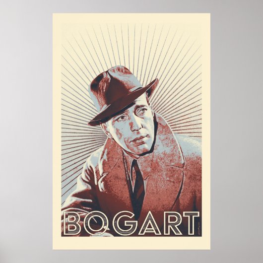 Humphrey Bogart Vector Kunstwerk Poster (Voorkant)