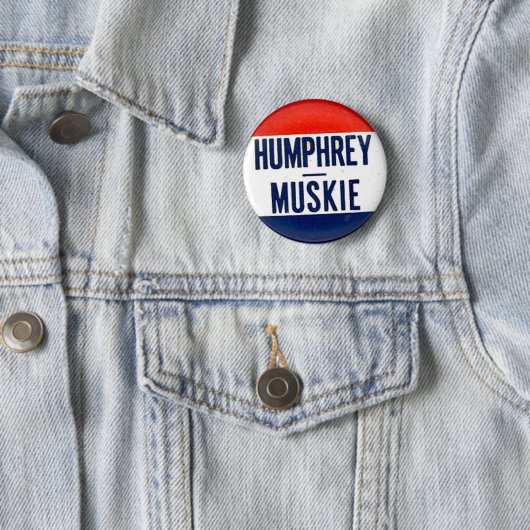 Humphrey for President - Button (In situ)