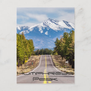 Humphrey's Peak Mount in Arizona bij Flagstaff Briefkaart