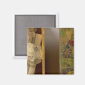 Humphries ontleed wereldkaart magneet (Voorkant / Achterkant)