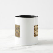 Humphries ontleed wereldkaart mok (Midden)