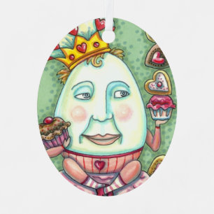 HUMPTEKST VAN HOORZITTEN EN VERWARMINGEN, VALENTIJ METALEN ORNAMENT