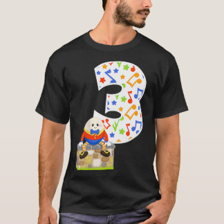 Humpty Dumpty 3e Verjaardagsfeestje 3 Jaar Oud Ver T-shirt