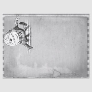 Humpty Dumpty Alice in Wonderland ontkoppeling Tissuepapier