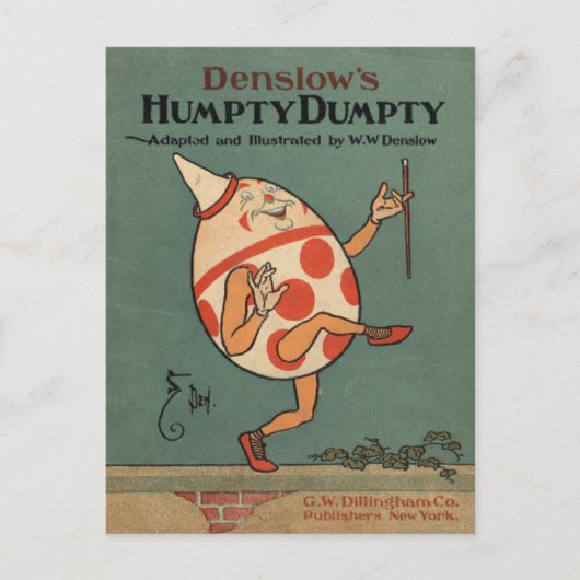 Humpty Dumpty Briefkaart (Voorkant)