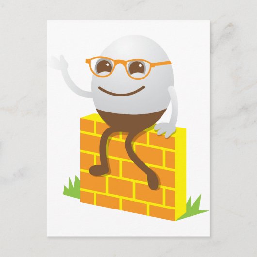 Humpty Dumpty Briefkaart (Voorkant)
