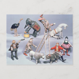 Humpty Dumpty Circus acrobats en menagerie Briefkaart