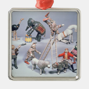 Humpty Dumpty Circus acrobats en menagerie Metalen Ornament