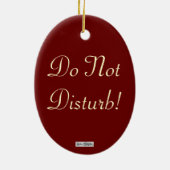 Humpty Dumpty (Deur Hanger) Keramisch Ornament (Achterkant)