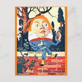 Humpty Dumpty Donald Trump Veranderde  illustr Briefkaart