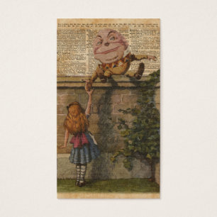 Humpty Dumpty et illustration de livre vintage