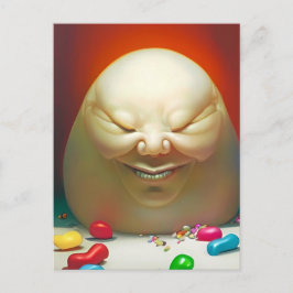 Humpty Dumpty Had a Great Jelly Bean Collection Briefkaart