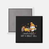 Humpty Dumpty had een geweldige Herfst Egg Thanksg Magneet (Voorkant / Achterkant)