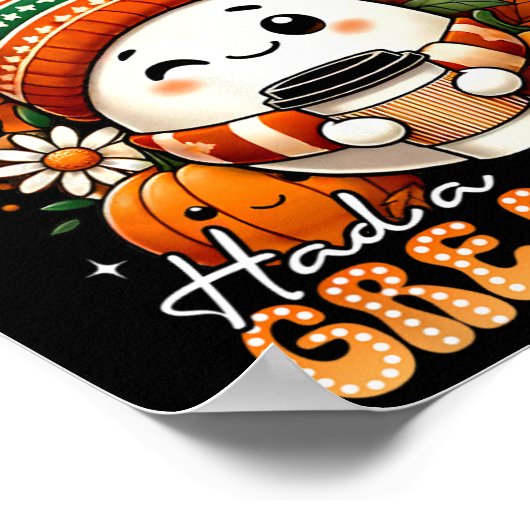 Humpty Dumpty had een geweldige Herfst Funny Egg T Poster (Hoek)