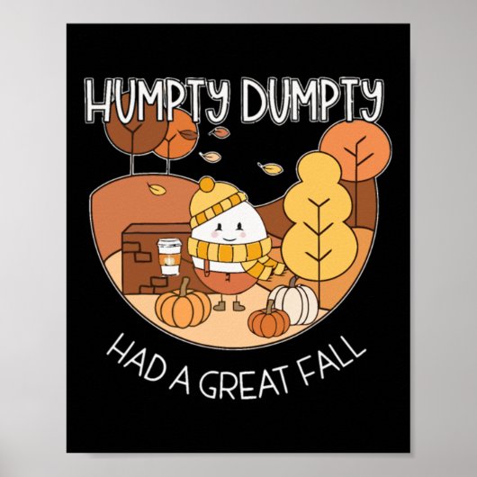 Humpty Dumpty had een grote Herfst Poster (Voorkant)