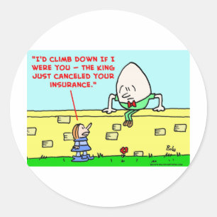 humpty dumpty insurance ronde sticker
