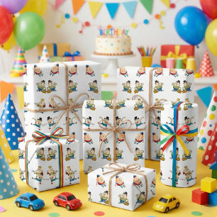 Humpty Dumpty Kids Verjaardag Inpakpapier Vel