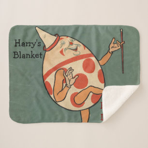 Humpty Dumpty Kinderen gepersonaliseerd Sherpa Deken