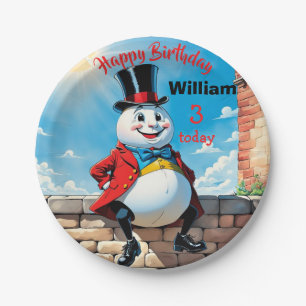 Humpty Dumpty Kinderen Verjaardagsfeest Papieren Bordje