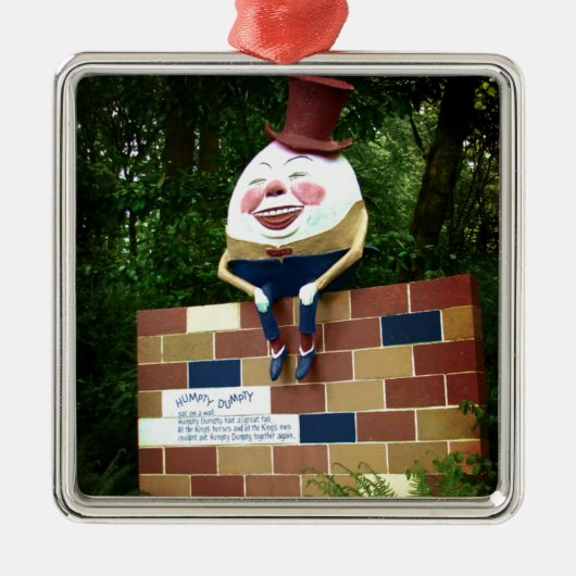 Humpty Dumpty Metalen Ornament (Voorkant)