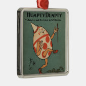Humpty Dumpty Metalen Ornament (Rechts)