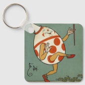 Humpty Dumpty,  moeder Goose Nursery Rhyme Sleutelhanger (Voorkant)