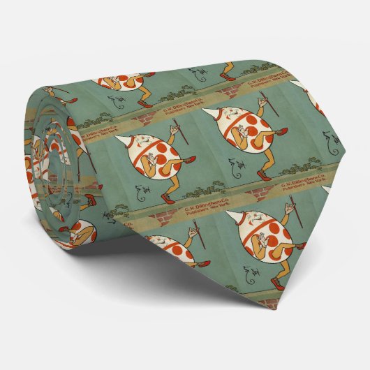 Humpty Dumpty, moeder Goose Nursery Rhyme Stropdas (Opgerold)