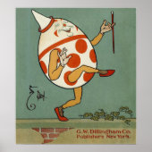 Humpty Dumpty, Oude Moeder de Gans-kinderrijmpje Poster (Voorkant)