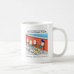 Humpty Dumpty Police Investigation Funny Gifts Koffiemok
