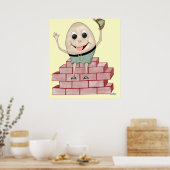 Humpty Dumpty Poster (Keuken)