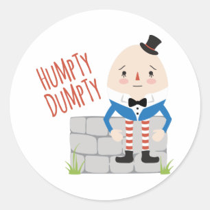 Humpty Dumpty Ronde Sticker