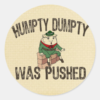 Humpty Dumpty Ronde Sticker