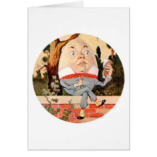 Humpty Dumpty Sat sur un mur au pays des merveille