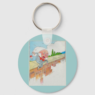 Humpty Dumpty zat aan de muur Sleutelhanger