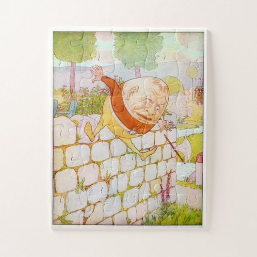 Humpty Dumpty zat op een muur Legpuzzel (Verticaal)